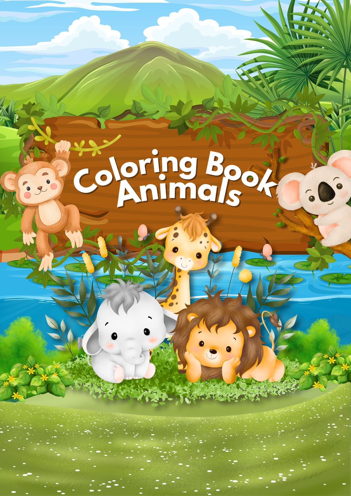 Wild Wonders: An Animal Coloring Journey