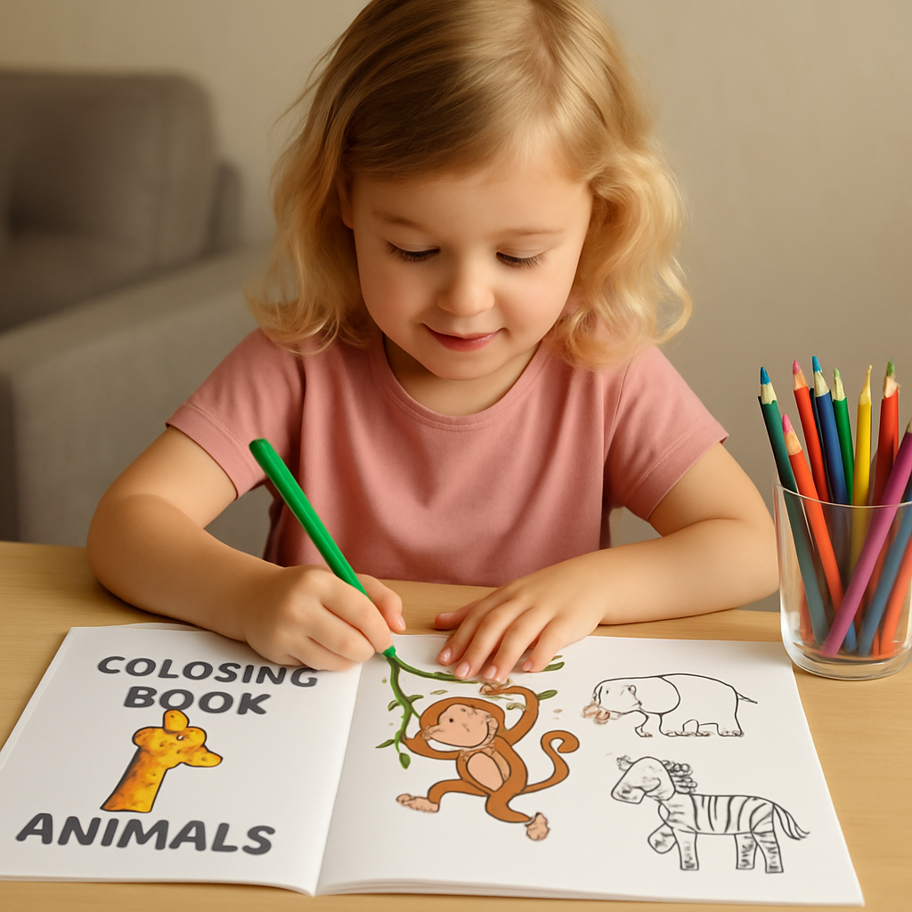 Wild Wonders: An Animal Coloring Journey