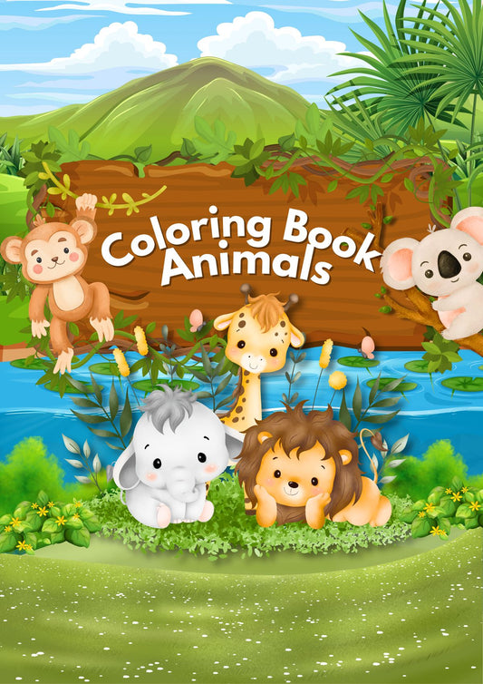 Wild Wonders: An Animal Coloring Journey